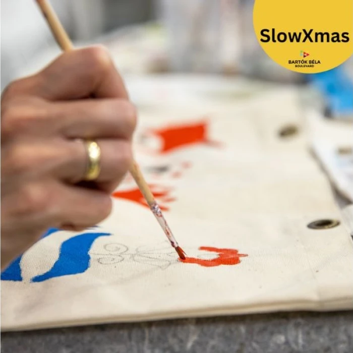 Vászontáska festés ünnepi motívumokkal / 12.21. - ArtMasters