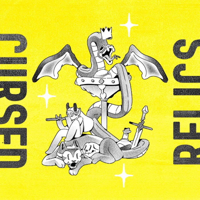 Cursed Relics - Awkwardaron kiállítása a Budapest Bagelben