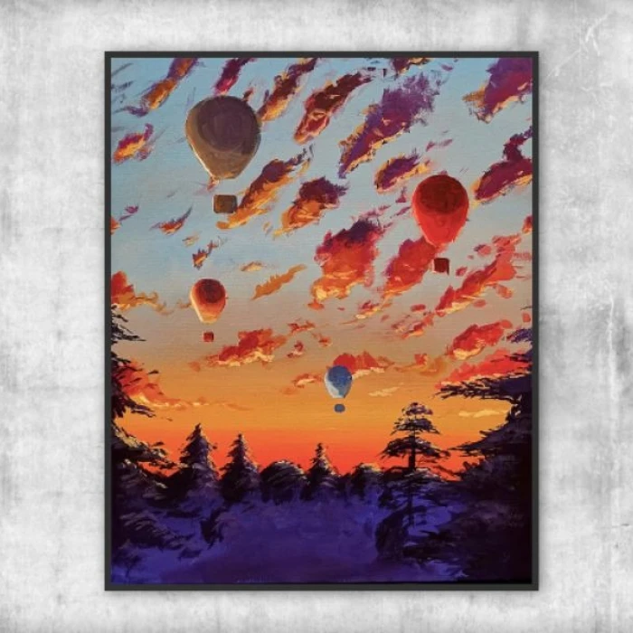 Élményfestés: Hőlégballonok - ArtMasters