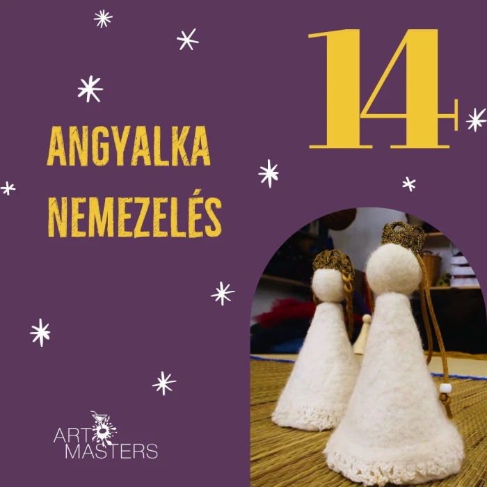 Angyalka nemezelés workshop