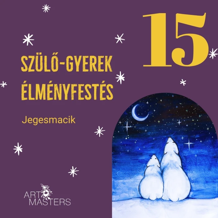 Adventi szülő-gyerek festés: Jegesmacik