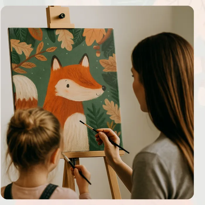 BUM fesztivál-Szülő-gyerek élményfestés