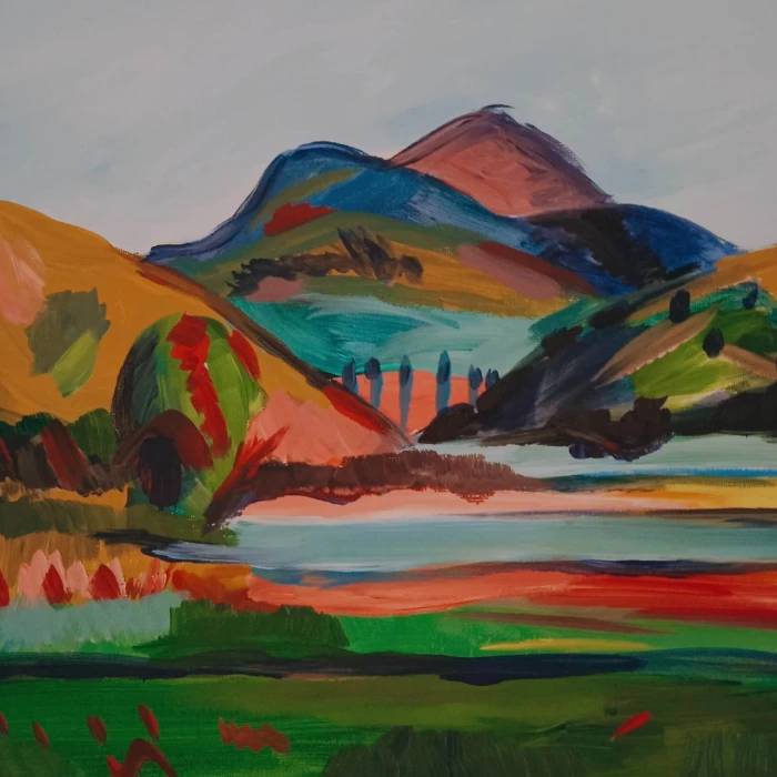 Kernstok Károly: Nyergesújfalui táj / ArtMasters x BartókBélaBoulevard