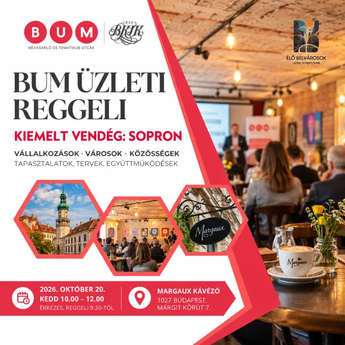 BUM Üzleti Reggeli – vendégünk Sopron