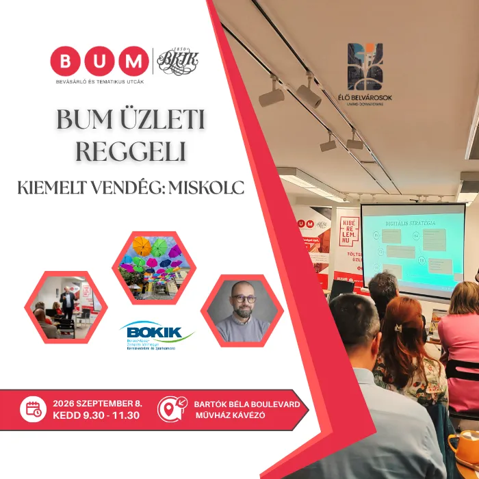 BUM Üzleti Reggeli – vendégünk Miskolc