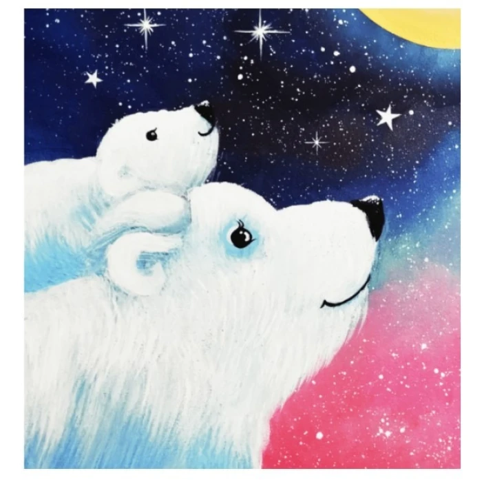 Jegesmacik-Szülő-gyerek páros festés