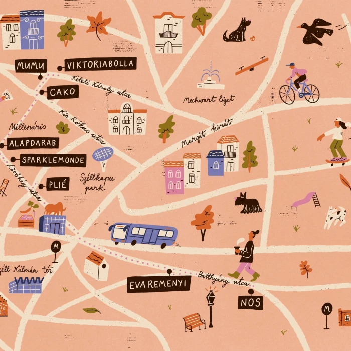 Designer Séta a Margit-negyedben