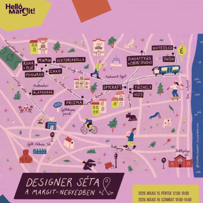 Designer séta a Margit-negyedben 2026