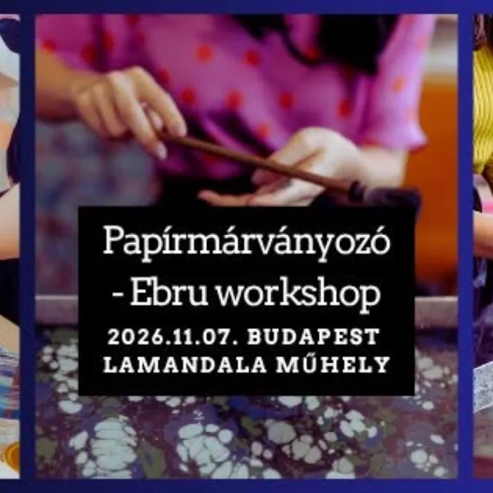 Török papírmárványozó (EBRU) workshop