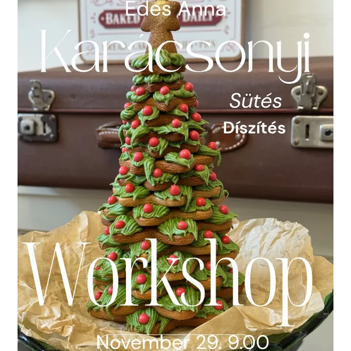 Mézeskalács Fenyőfa és Karácsonyi Asztaldísz Készítő Workshop - Miskolc