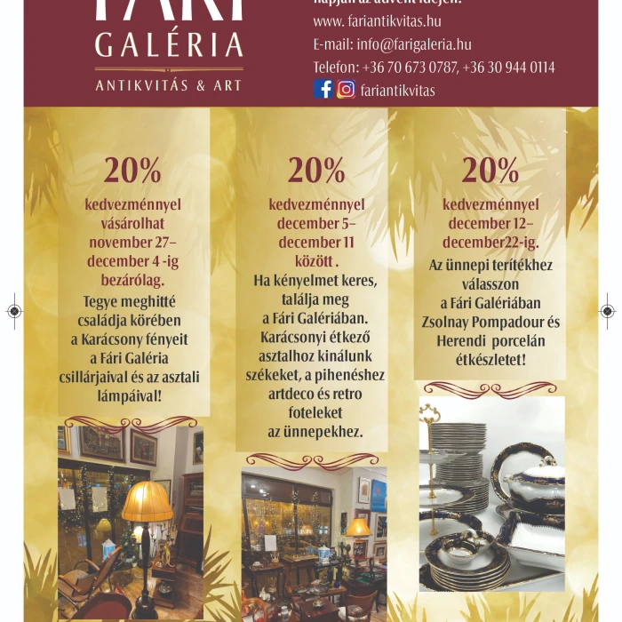 Advent a Fári Galériában - második hét