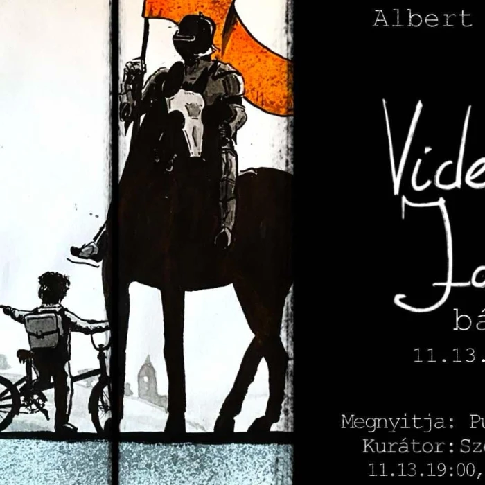 Vidéki járdák - bábok délben - Albert Kristof kiállítása