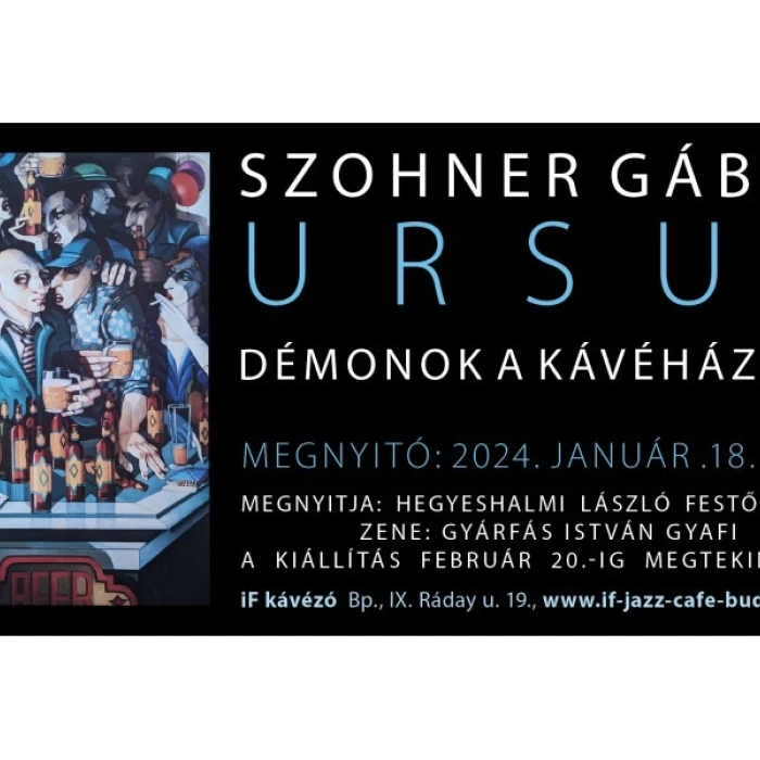 IF Cafe Jazz Club heti kínálata 2024 (01.15 - 01.21.)