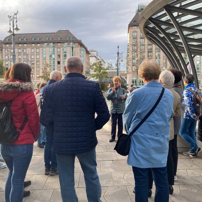 Palotanegyed a Baross utca felől - Idegenvezetők Világnapja 2024