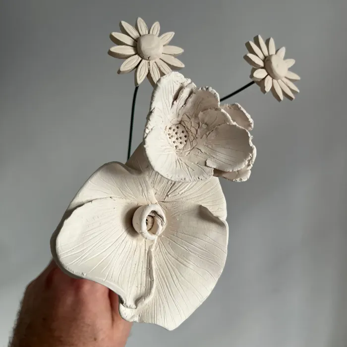 Kerámia virág készítés / 11.14. 14:30