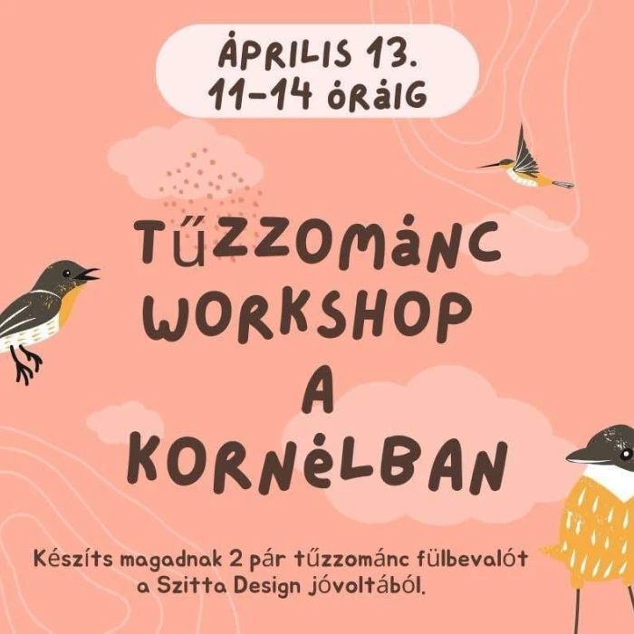 Tűzzománc Workshop a Szitta Design-al