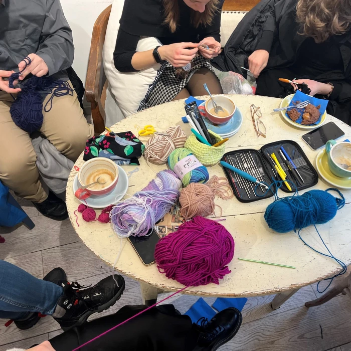Közösségi horgolda és alkotás kötetlenül - az évben utoljára