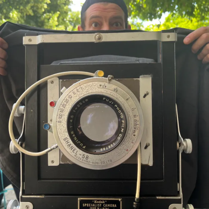 analóg portréfotózás Iby Andrással