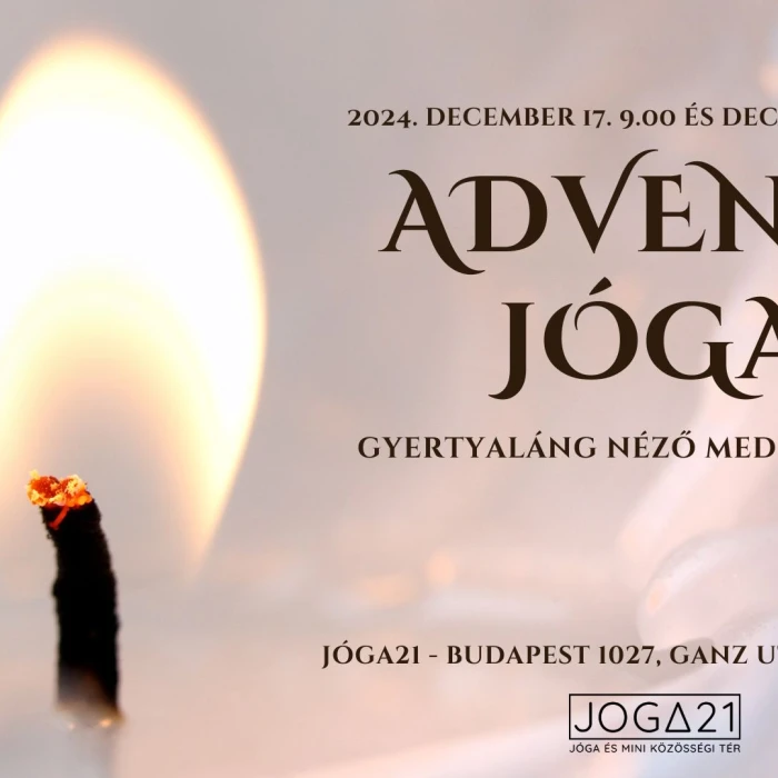 Adventi jóga gyertyaláng néző meditációval 2.