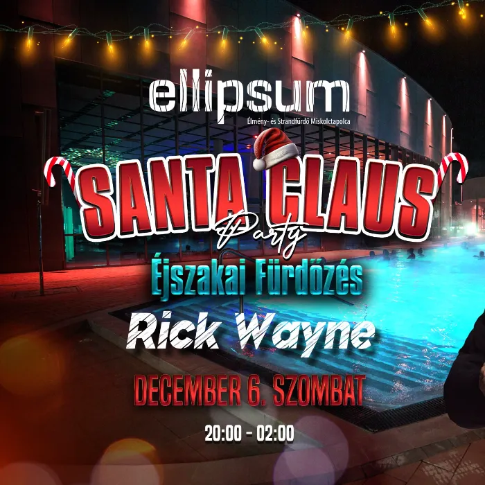Santa Claus Party éjszakai fürdőzés