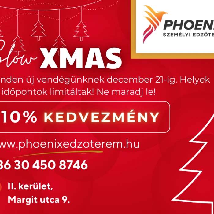 Phoenix személyi edzőterem -  Slow Xmass ajánlat