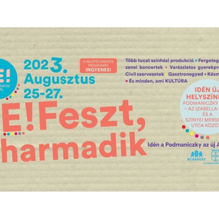 TE!Feszt 2023. - Terézvárosi fesztivál a Podmaniczkyn!