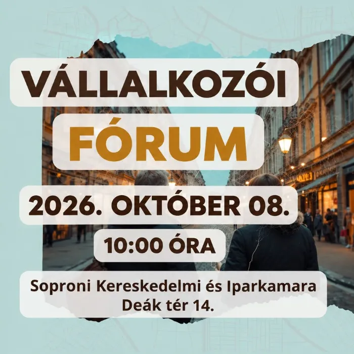 Élő Belvárosok - Vállalkozói Fórum - Sopron 10.08.