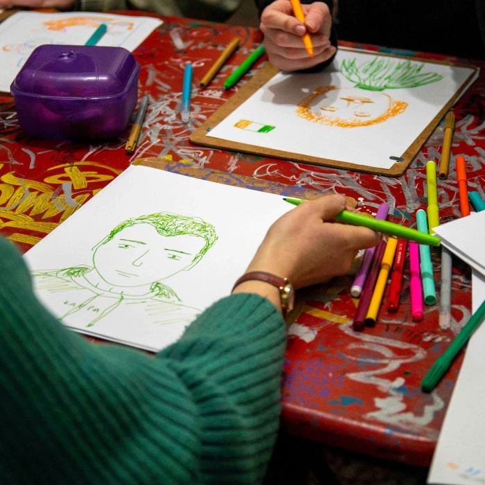 Rajzszakkör Dotyával a Manyiban