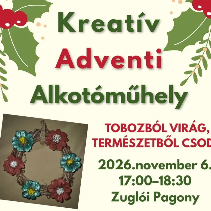 Kreatív Adventi Alkotóműhely Zuglóban