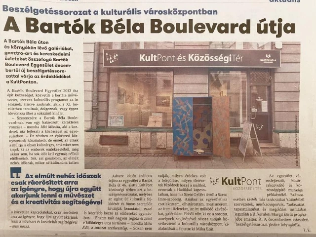 A Bartók Béla Boulevard útja