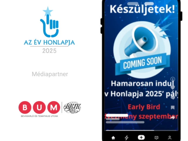 Hamarosan indul ‘Az Év Honlapja 2025’ pályázat