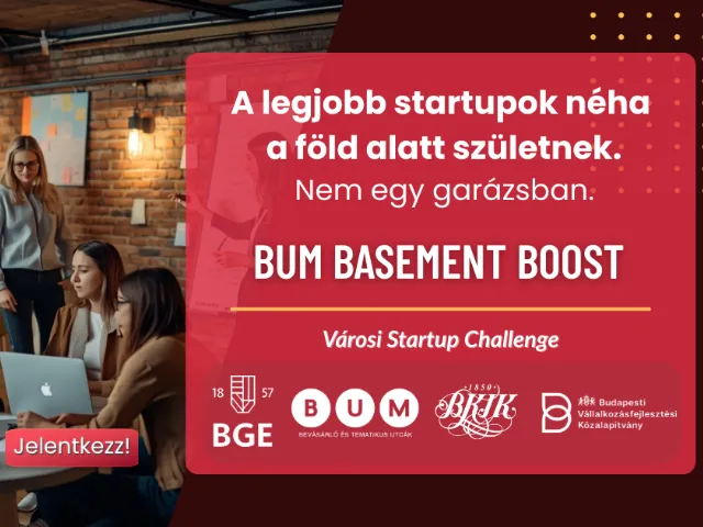 Start a startup from the basement? – The BUM Basement Boost student application has launched.