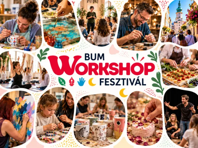 Közel 50 workshop, két város, három nap – november 6-án indul a III. BUM Workshop Fesztivál