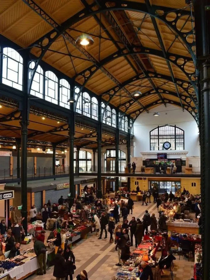 The Klauzál Square Market Hall is one of the great Budapest market halls built during the Monarchy.