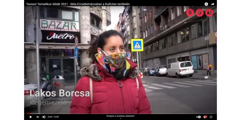 Séta Erzsébetvárosban a KultUnio területén